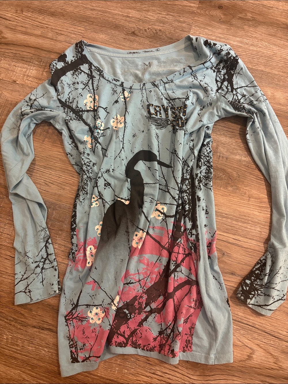 Crystal rock mini dress